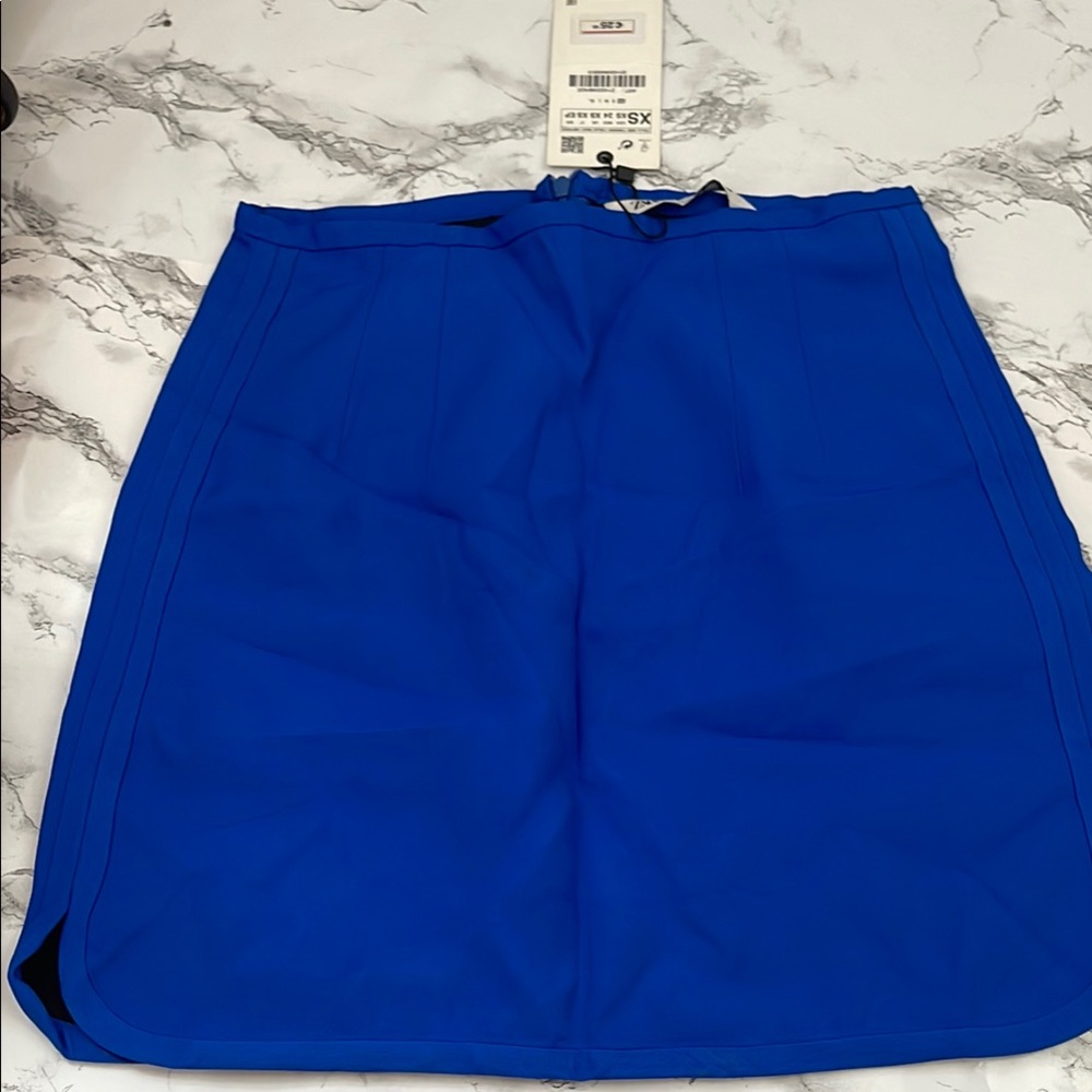 Zara Royal Blue Mini Skirt